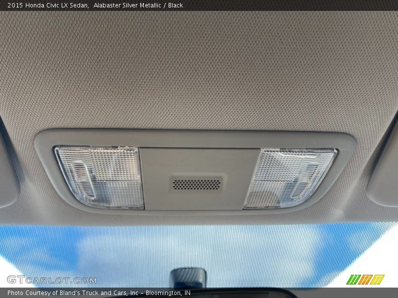 Alabaster Silver Metallic / Black 2015 Honda Civic LX Sedan