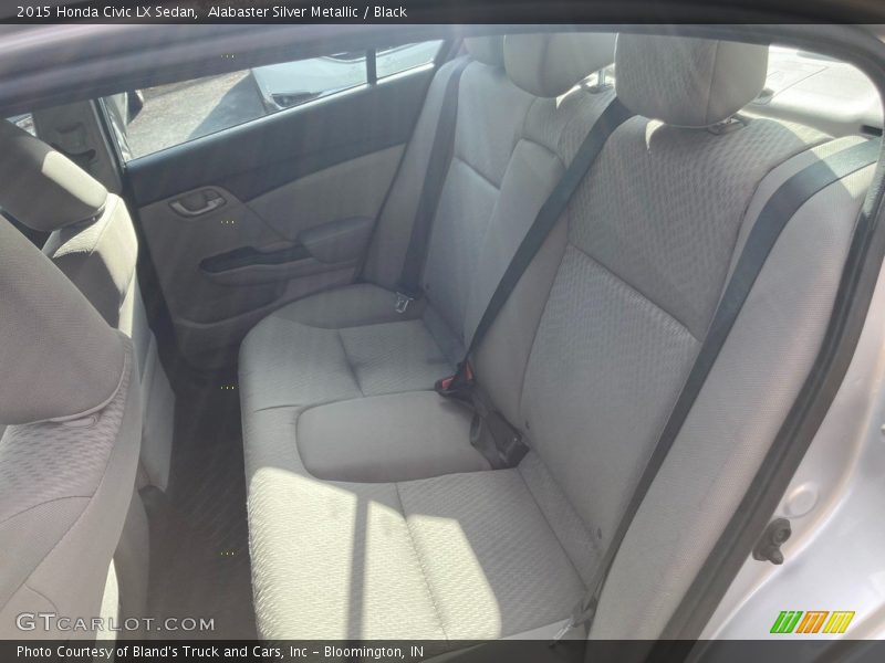 Alabaster Silver Metallic / Black 2015 Honda Civic LX Sedan