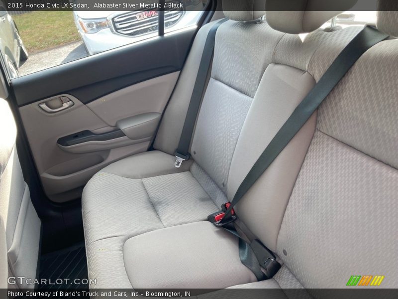 Alabaster Silver Metallic / Black 2015 Honda Civic LX Sedan