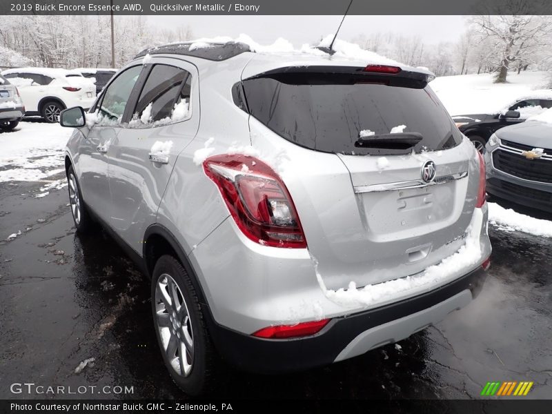 Quicksilver Metallic / Ebony 2019 Buick Encore Essence AWD