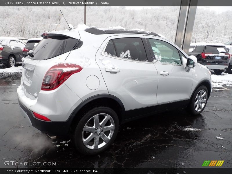 Quicksilver Metallic / Ebony 2019 Buick Encore Essence AWD
