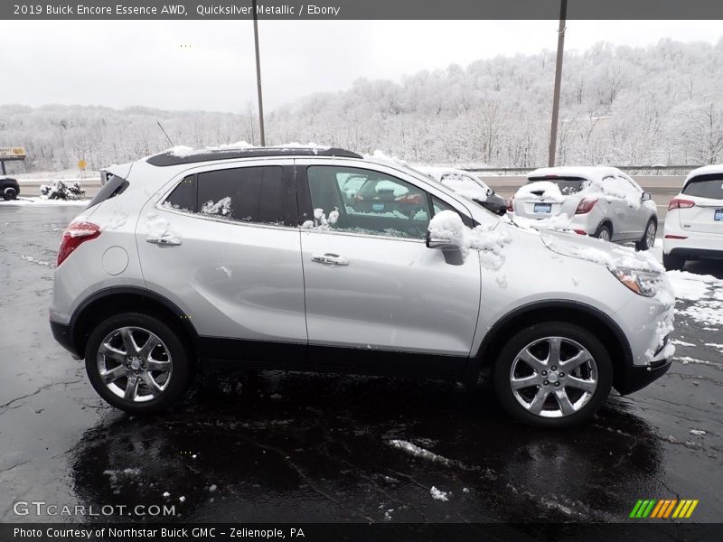 Quicksilver Metallic / Ebony 2019 Buick Encore Essence AWD