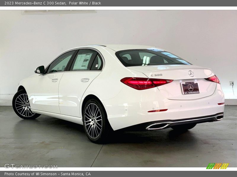 Polar White / Black 2023 Mercedes-Benz C 300 Sedan
