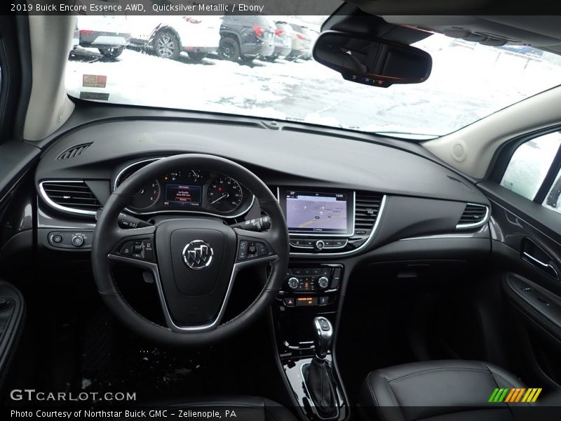 Quicksilver Metallic / Ebony 2019 Buick Encore Essence AWD