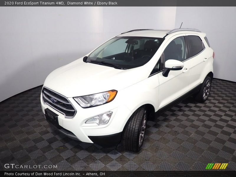 Diamond White / Ebony Black 2020 Ford EcoSport Titanium 4WD