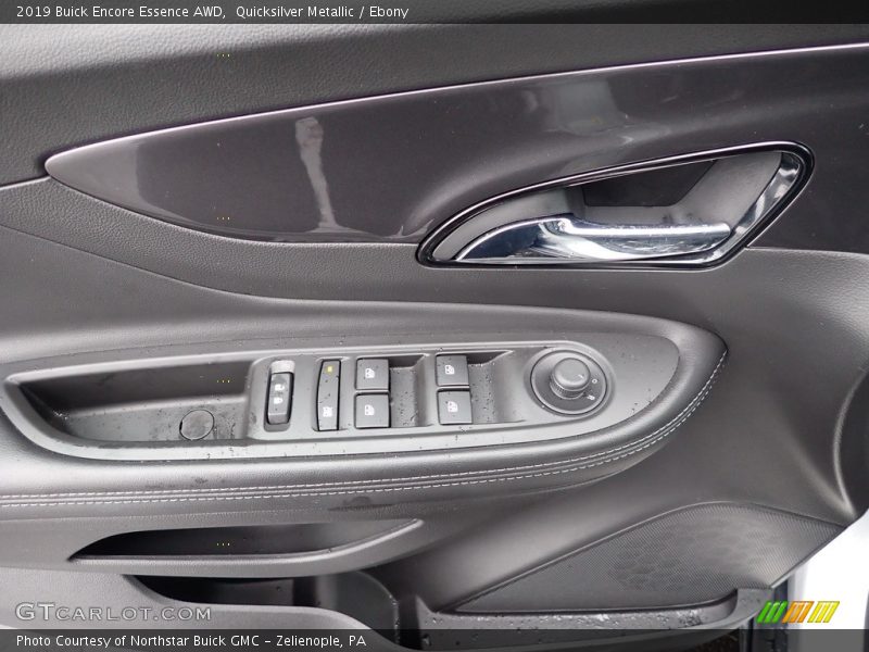 Quicksilver Metallic / Ebony 2019 Buick Encore Essence AWD