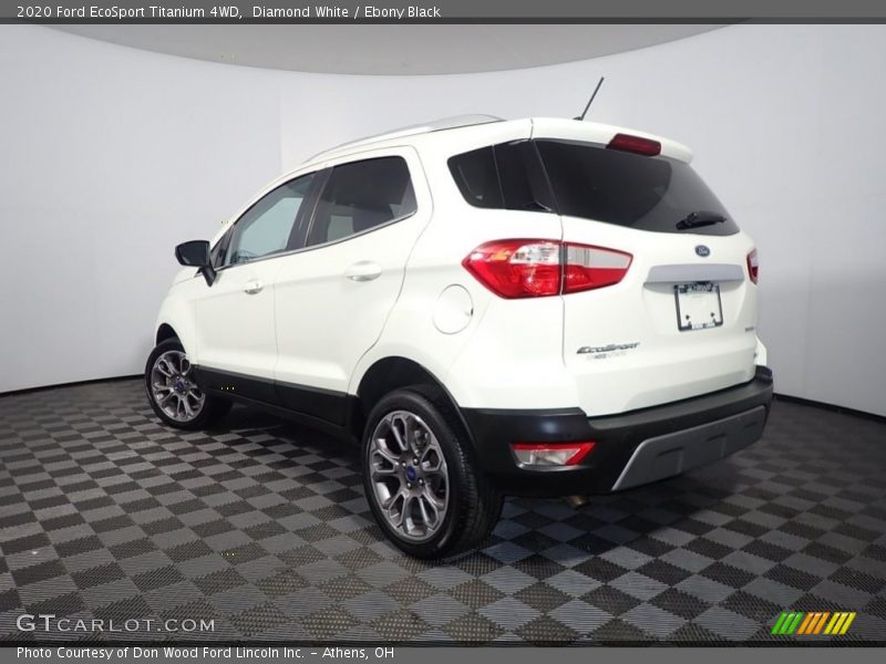 Diamond White / Ebony Black 2020 Ford EcoSport Titanium 4WD