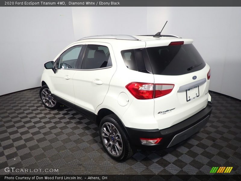 Diamond White / Ebony Black 2020 Ford EcoSport Titanium 4WD