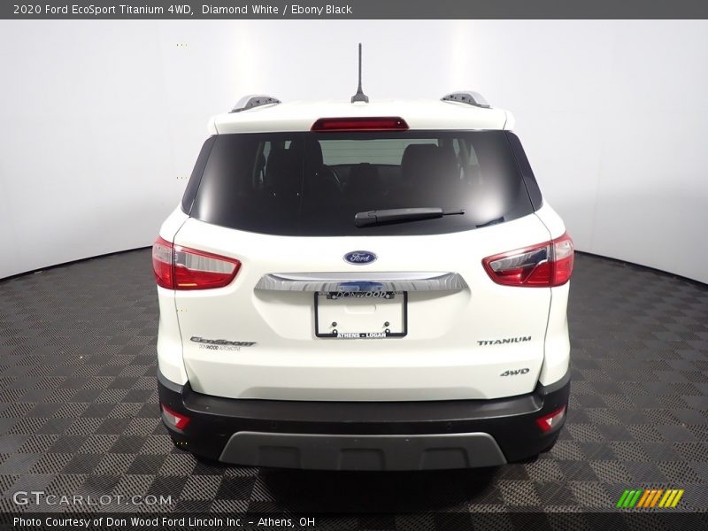 Diamond White / Ebony Black 2020 Ford EcoSport Titanium 4WD