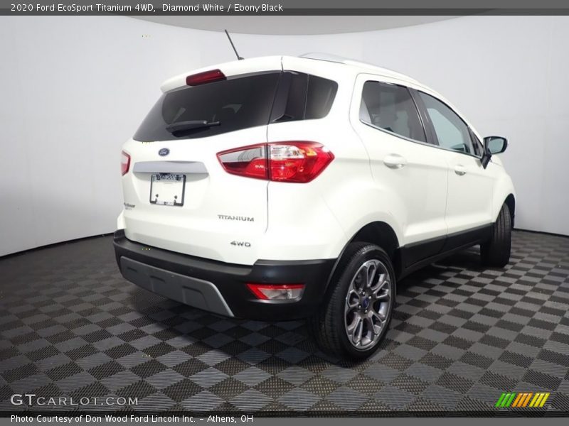 Diamond White / Ebony Black 2020 Ford EcoSport Titanium 4WD