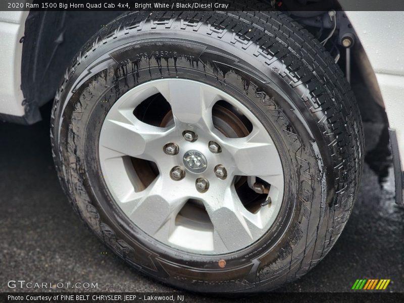 Bright White / Black/Diesel Gray 2020 Ram 1500 Big Horn Quad Cab 4x4
