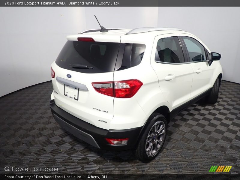 Diamond White / Ebony Black 2020 Ford EcoSport Titanium 4WD