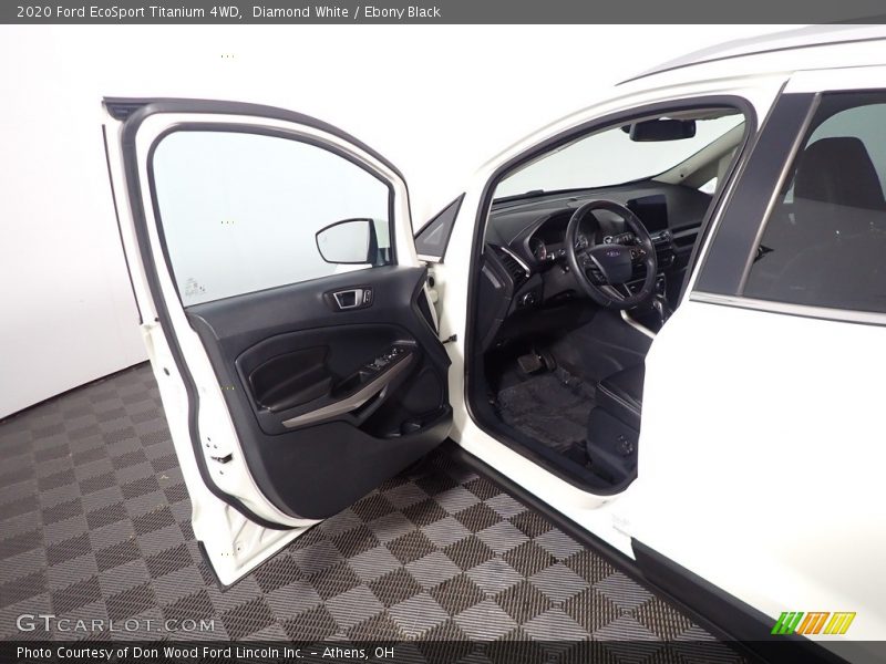 Diamond White / Ebony Black 2020 Ford EcoSport Titanium 4WD