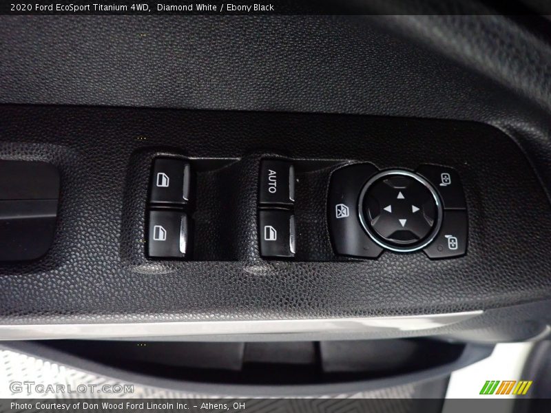 Diamond White / Ebony Black 2020 Ford EcoSport Titanium 4WD