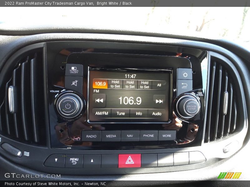 Bright White / Black 2022 Ram ProMaster City Tradesman Cargo Van
