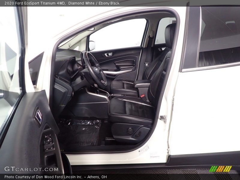 Diamond White / Ebony Black 2020 Ford EcoSport Titanium 4WD