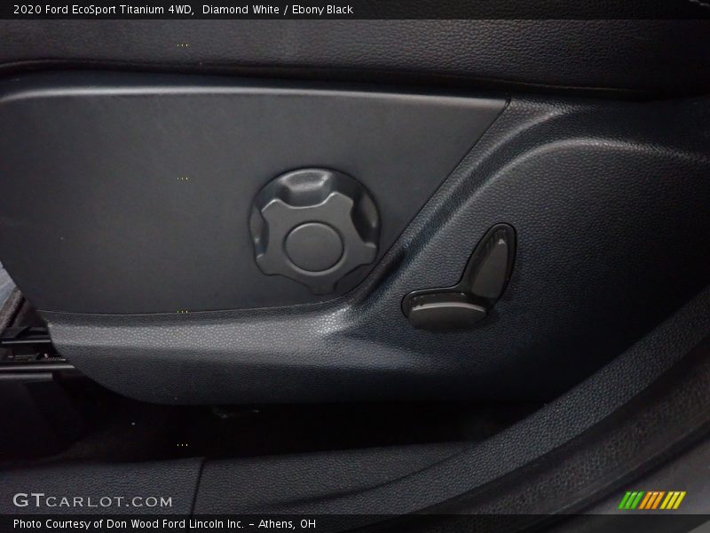 Diamond White / Ebony Black 2020 Ford EcoSport Titanium 4WD