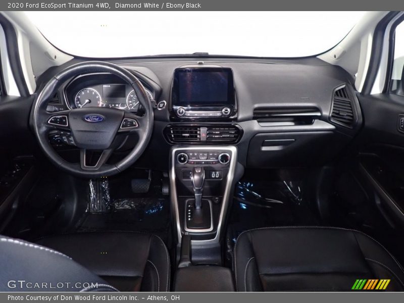 Diamond White / Ebony Black 2020 Ford EcoSport Titanium 4WD