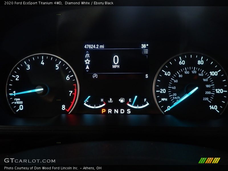 Diamond White / Ebony Black 2020 Ford EcoSport Titanium 4WD