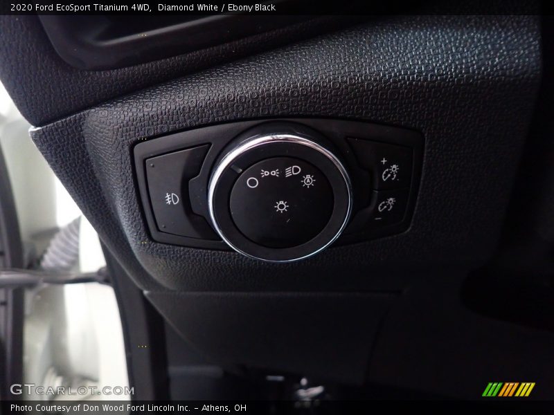 Diamond White / Ebony Black 2020 Ford EcoSport Titanium 4WD