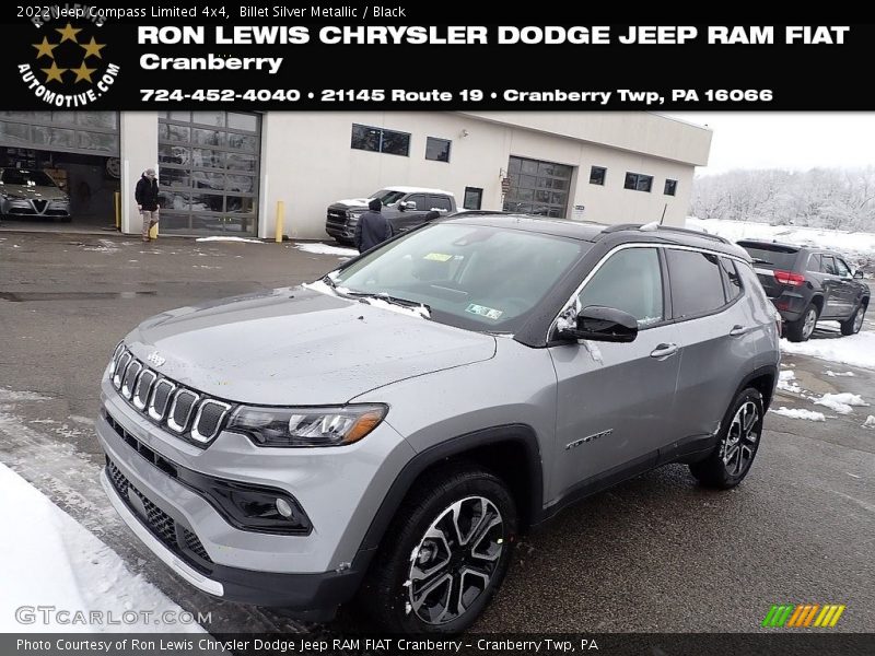 Billet Silver Metallic / Black 2022 Jeep Compass Limited 4x4