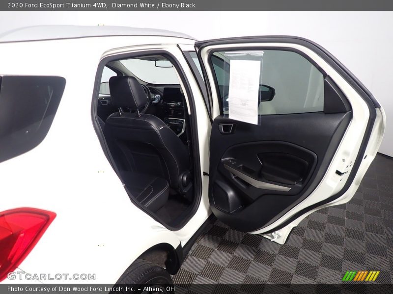 Diamond White / Ebony Black 2020 Ford EcoSport Titanium 4WD