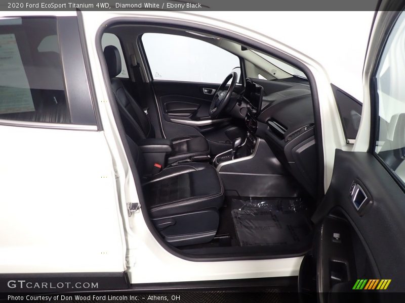 Diamond White / Ebony Black 2020 Ford EcoSport Titanium 4WD