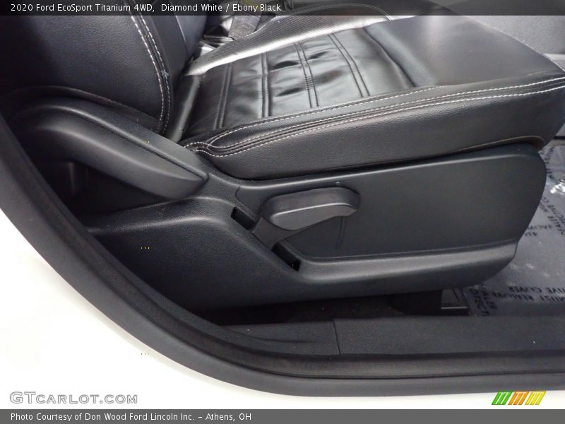 Diamond White / Ebony Black 2020 Ford EcoSport Titanium 4WD