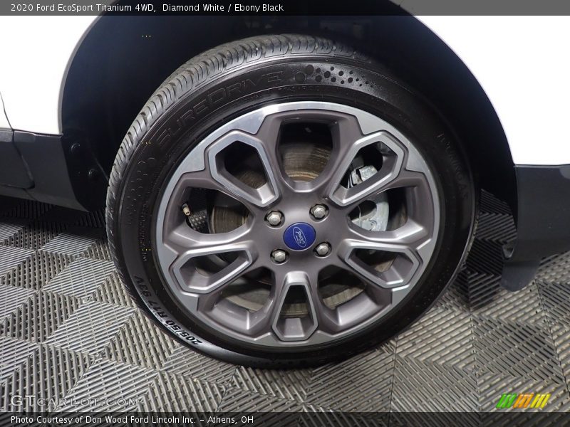 Diamond White / Ebony Black 2020 Ford EcoSport Titanium 4WD