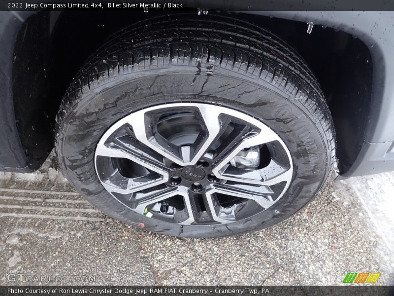 Billet Silver Metallic / Black 2022 Jeep Compass Limited 4x4