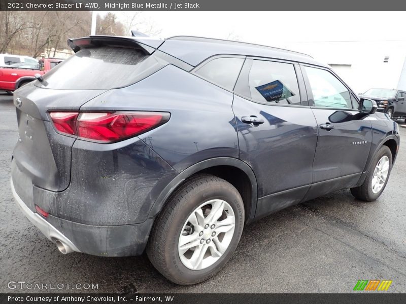 Midnight Blue Metallic / Jet Black 2021 Chevrolet Blazer LT AWD