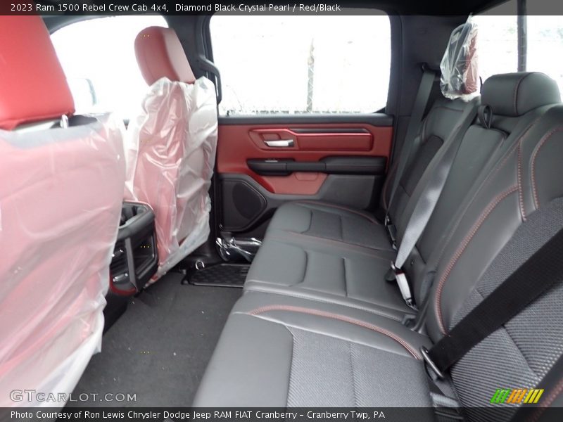 Rear Seat of 2023 1500 Rebel Crew Cab 4x4