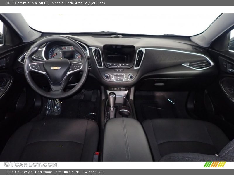 Mosaic Black Metallic / Jet Black 2020 Chevrolet Malibu LT