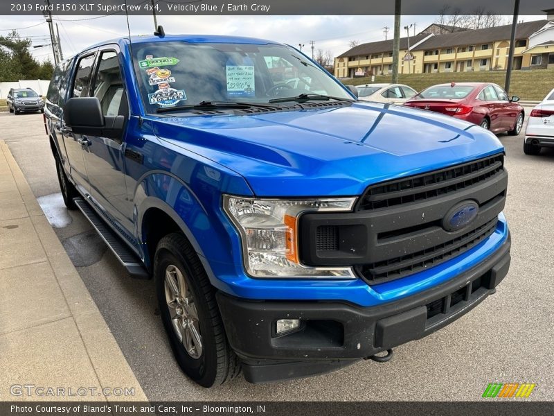 Velocity Blue / Earth Gray 2019 Ford F150 XLT SuperCrew 4x4