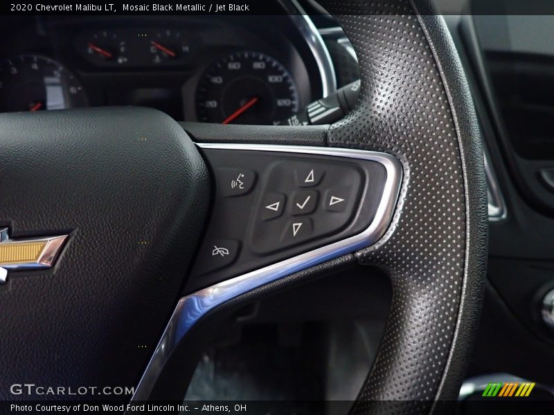 Mosaic Black Metallic / Jet Black 2020 Chevrolet Malibu LT
