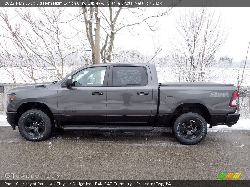  2023 1500 Big Horn Night Edition Crew Cab 4x4 Granite Crystal Metallic