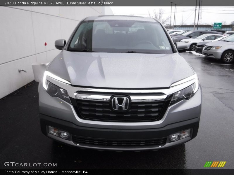 Lunar Silver Metallic / Black 2020 Honda Ridgeline RTL-E AWD