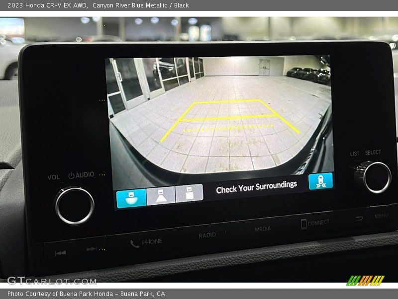 Canyon River Blue Metallic / Black 2023 Honda CR-V EX AWD