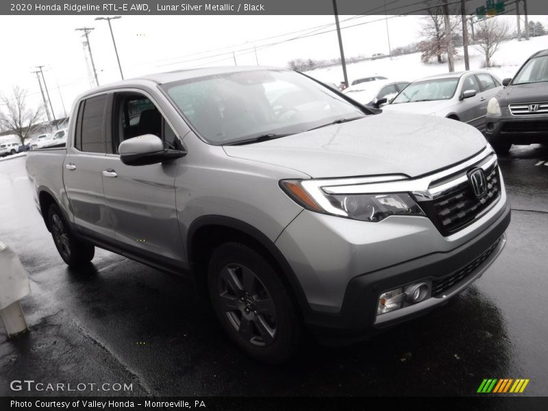 Lunar Silver Metallic / Black 2020 Honda Ridgeline RTL-E AWD