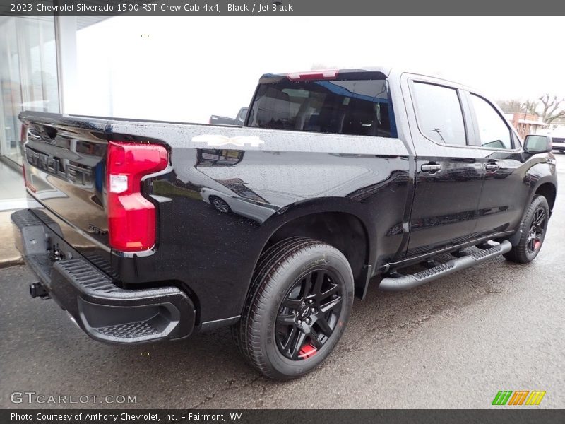 Black / Jet Black 2023 Chevrolet Silverado 1500 RST Crew Cab 4x4
