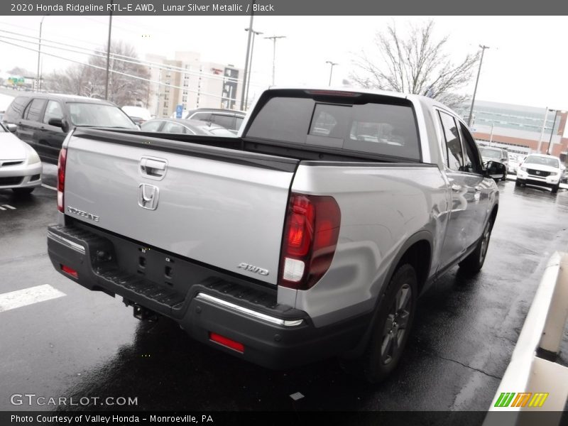 Lunar Silver Metallic / Black 2020 Honda Ridgeline RTL-E AWD