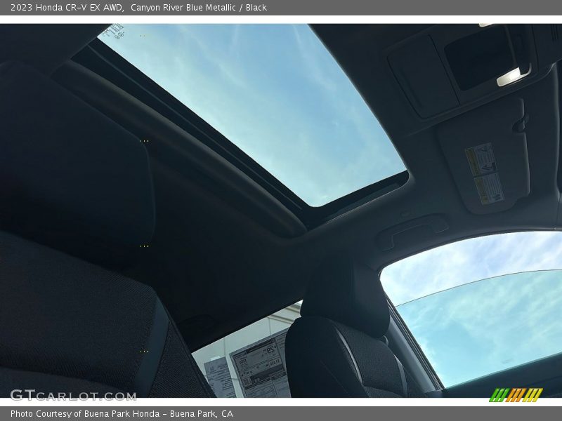 Canyon River Blue Metallic / Black 2023 Honda CR-V EX AWD
