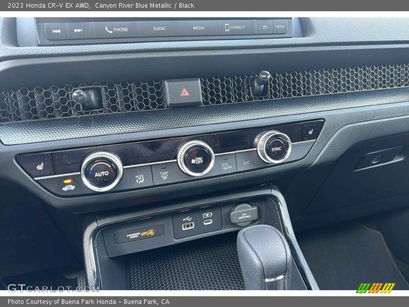 Canyon River Blue Metallic / Black 2023 Honda CR-V EX AWD