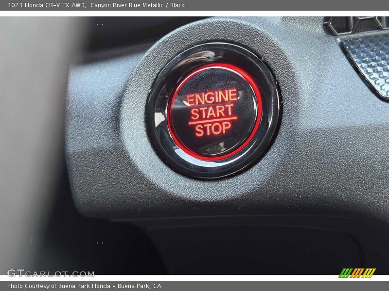 Canyon River Blue Metallic / Black 2023 Honda CR-V EX AWD