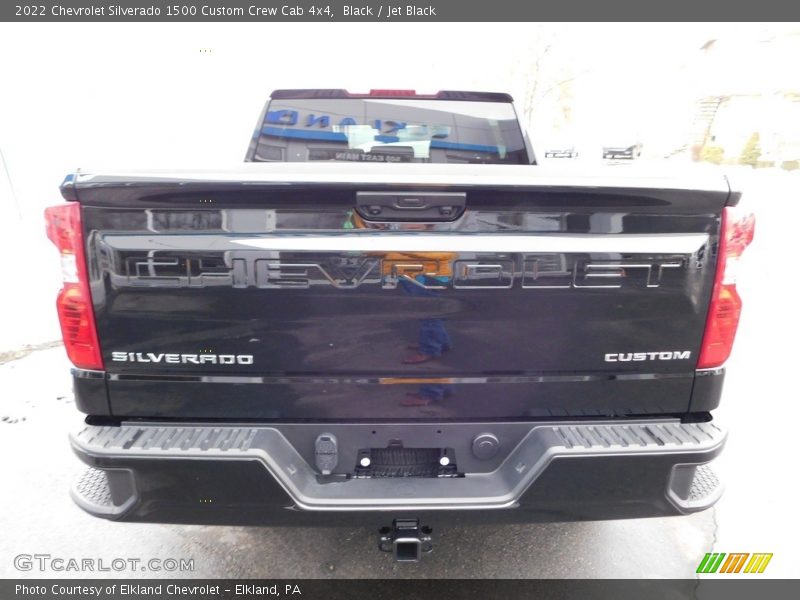 Black / Jet Black 2022 Chevrolet Silverado 1500 Custom Crew Cab 4x4