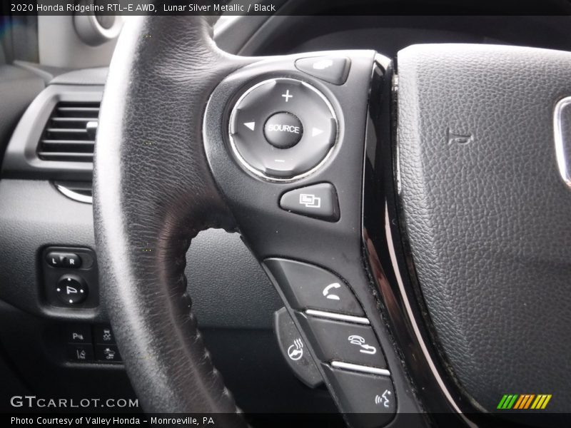Lunar Silver Metallic / Black 2020 Honda Ridgeline RTL-E AWD