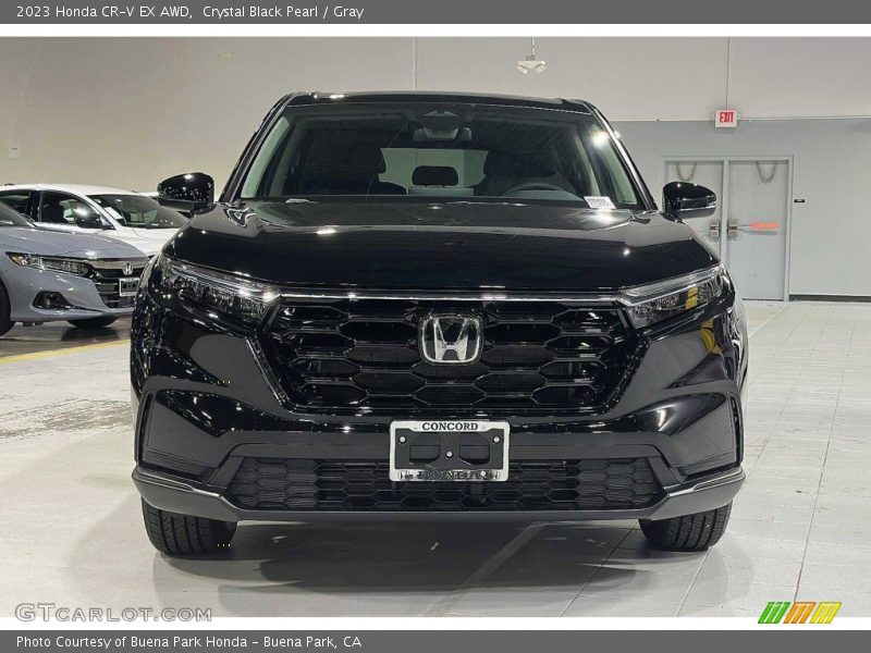 Crystal Black Pearl / Gray 2023 Honda CR-V EX AWD