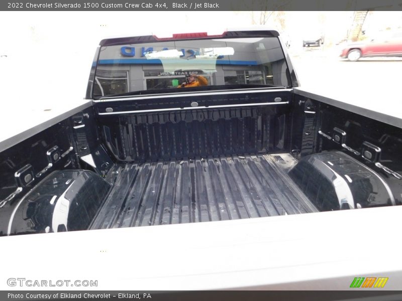 Black / Jet Black 2022 Chevrolet Silverado 1500 Custom Crew Cab 4x4