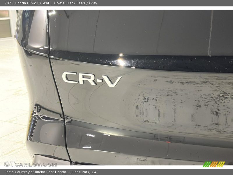 Crystal Black Pearl / Gray 2023 Honda CR-V EX AWD