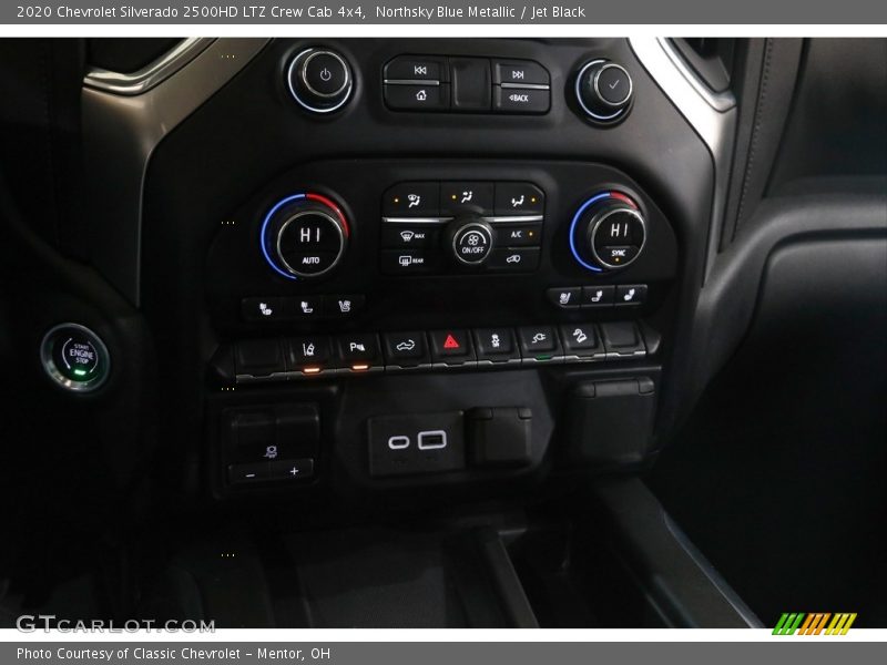 Northsky Blue Metallic / Jet Black 2020 Chevrolet Silverado 2500HD LTZ Crew Cab 4x4